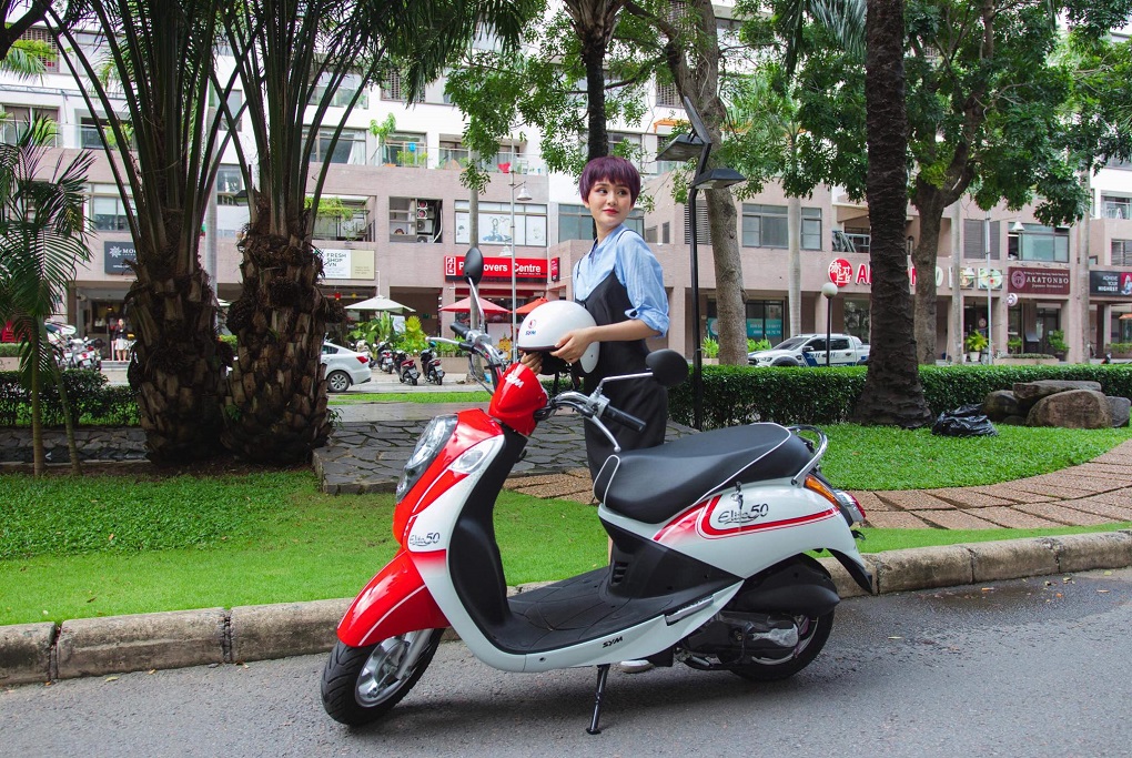 Kiểu dáng nhỏ gon, thời trang của xe 50cc
