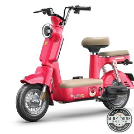 Xe Đạp Điện Yadea I8 Phiên Bản Gấu Dâu Chính Hãng